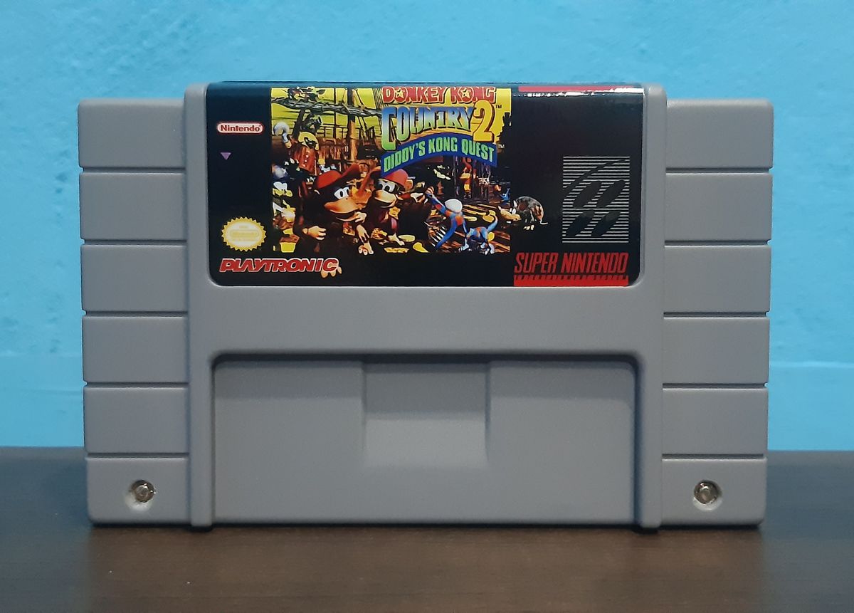 Fita Cartucho De Super Nintendo Donkey Kong Playtronic Paralelo