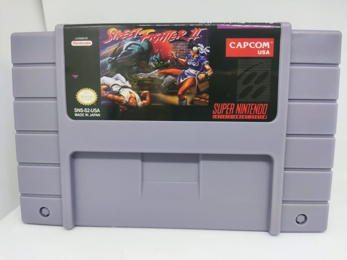 Fita Cartucho Street Fighter 2 The World Warrior Para Super Nintendo