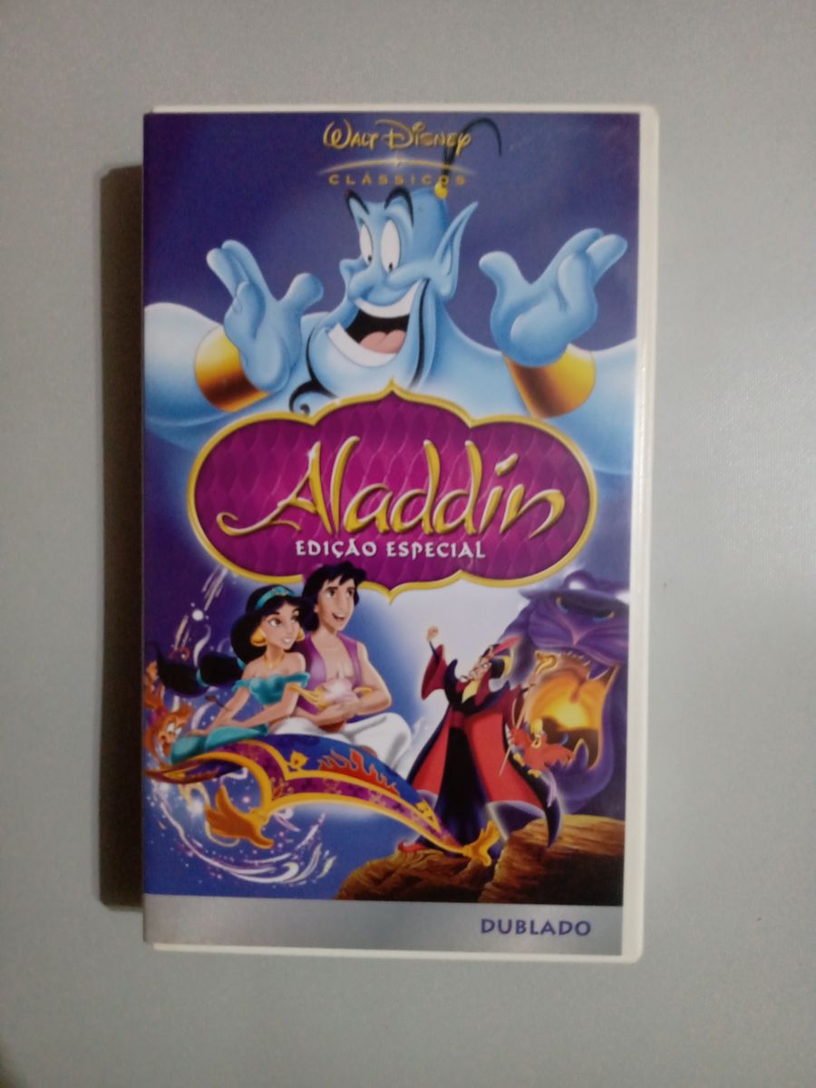 Fita Vhs Aladdin Filme E S Rie Walt Disney Usado Enjoei