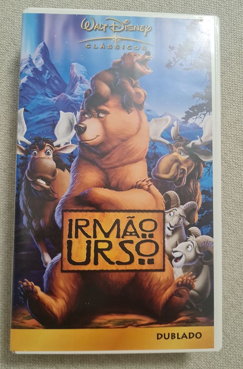 Fita Vhs Desenho Irmão Urso Walt Disney Filme e Série Usado 86851719