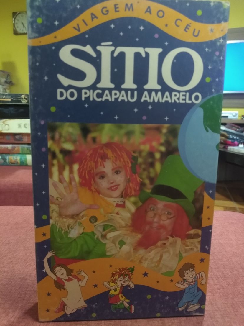 Fita Vhs Sítio do Pica Pau Amarelo Viagem Ao Céu Produto Vintage e