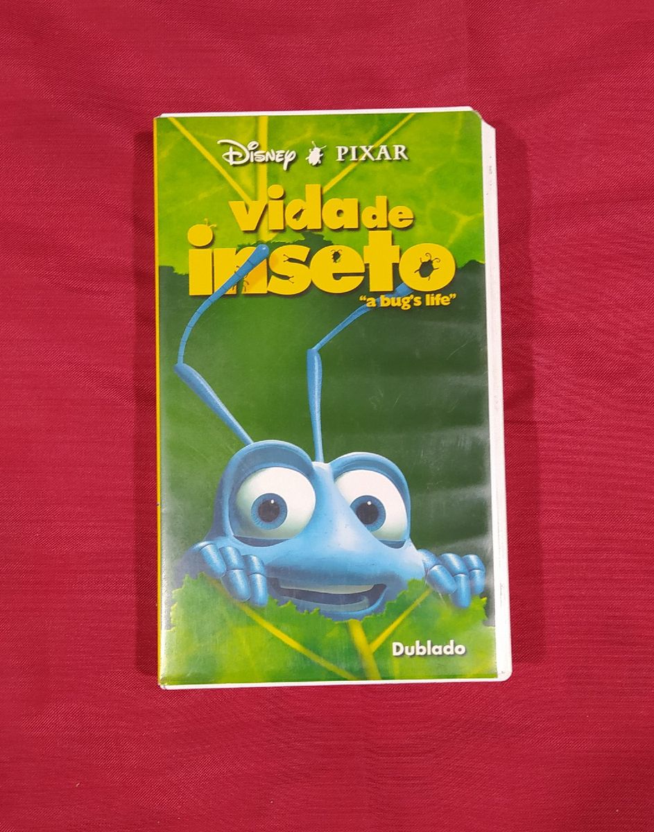 Fita Vhs Vida De Inseto Disney Pixar Produto Vintage E Retro Disney