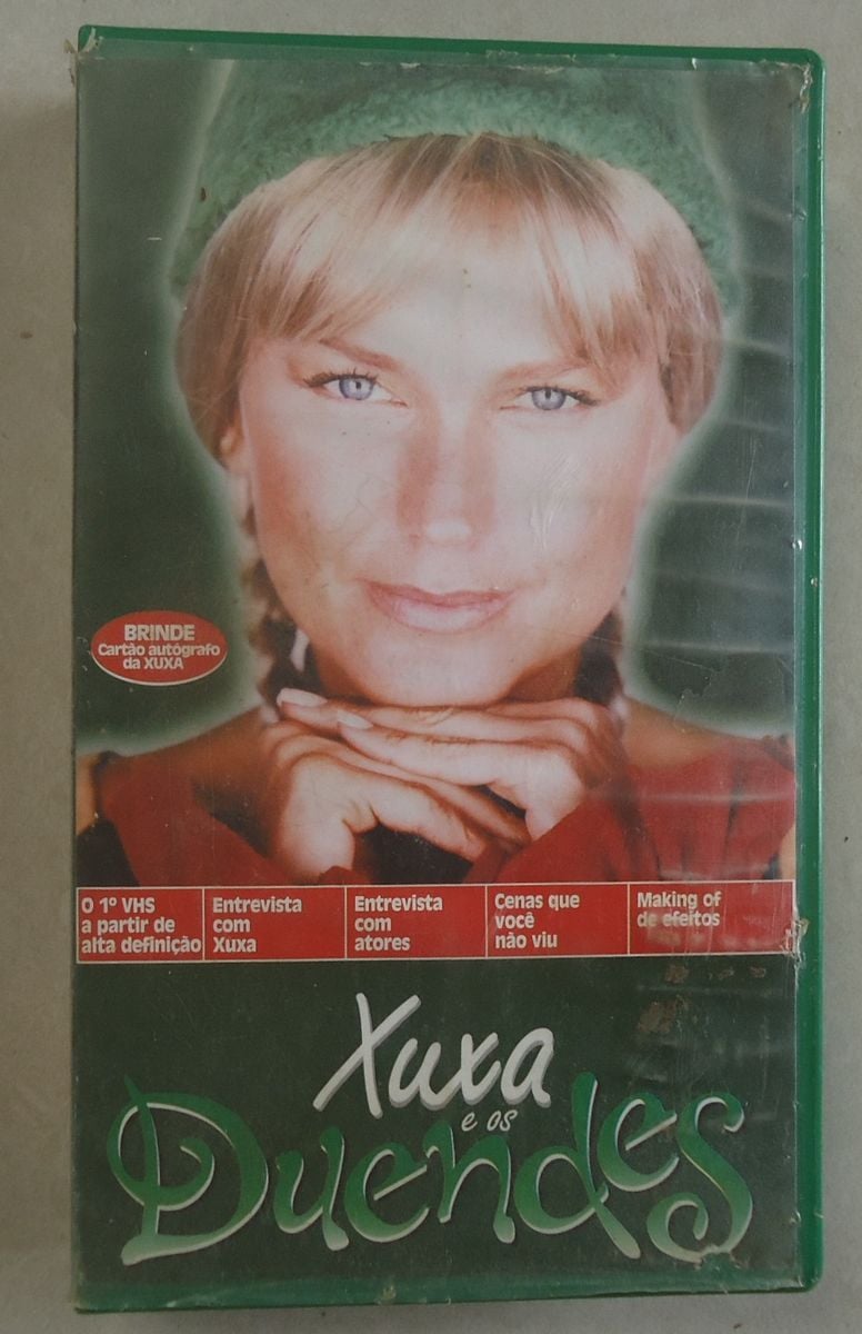 Fita Vhs Xuxa E Os Duendes Gugu Liberato Ang Lica Filme E S Rie