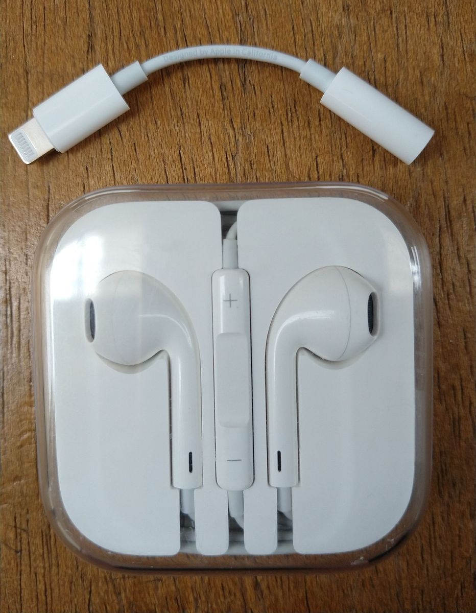 Fone Earpods Adaptador Apple Iphone Apple Nunca Usado 53879750 Enjoei