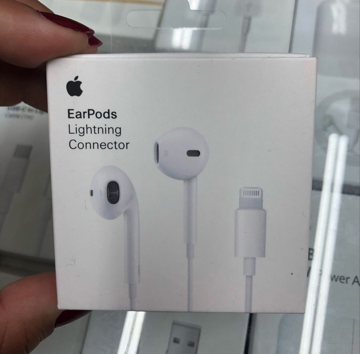 Fone Original Apple Earpods Lightning Iphone Apple Nunca Usado