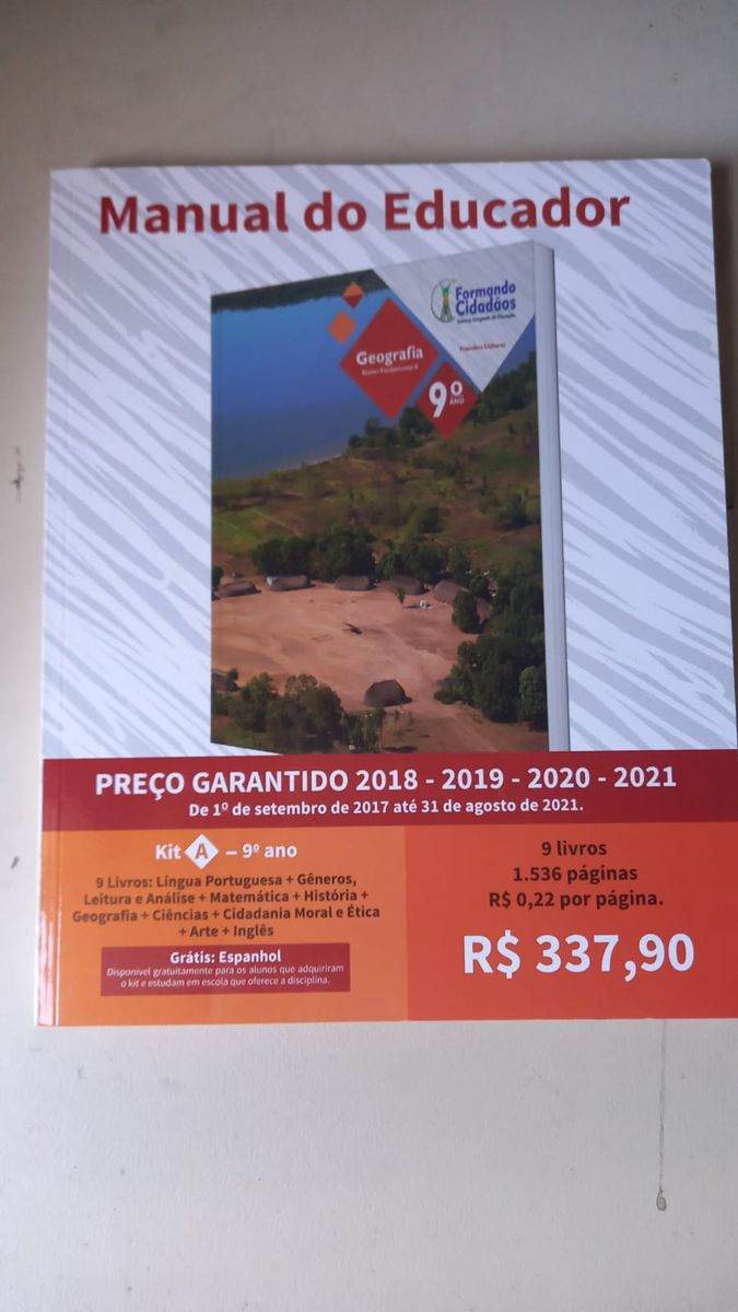 Formando Cidad Os Ano Geografia Professor Livro Editora N O