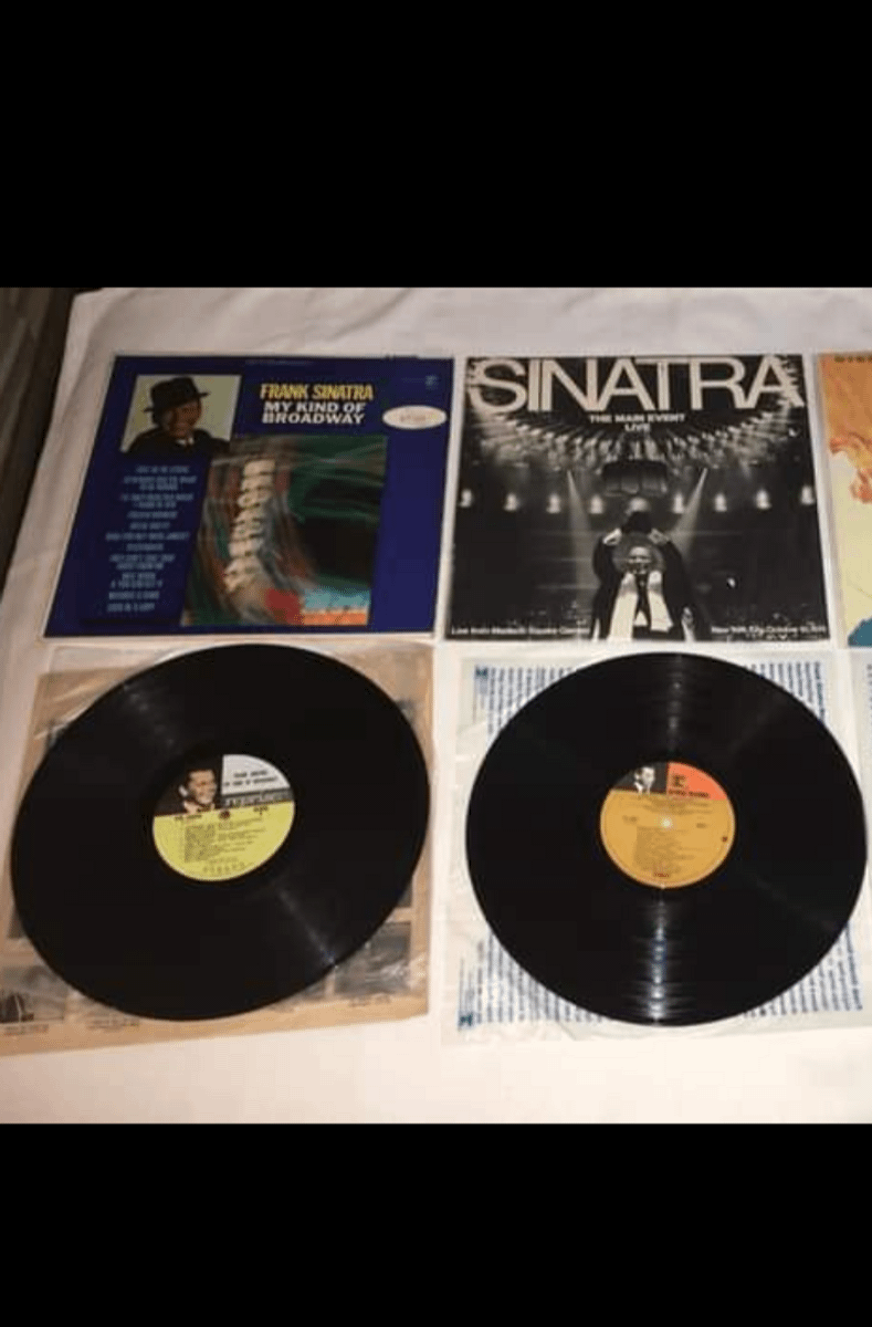 Frank Sinatra Lp Disco Vinil Importados Americanos Item De M Sica