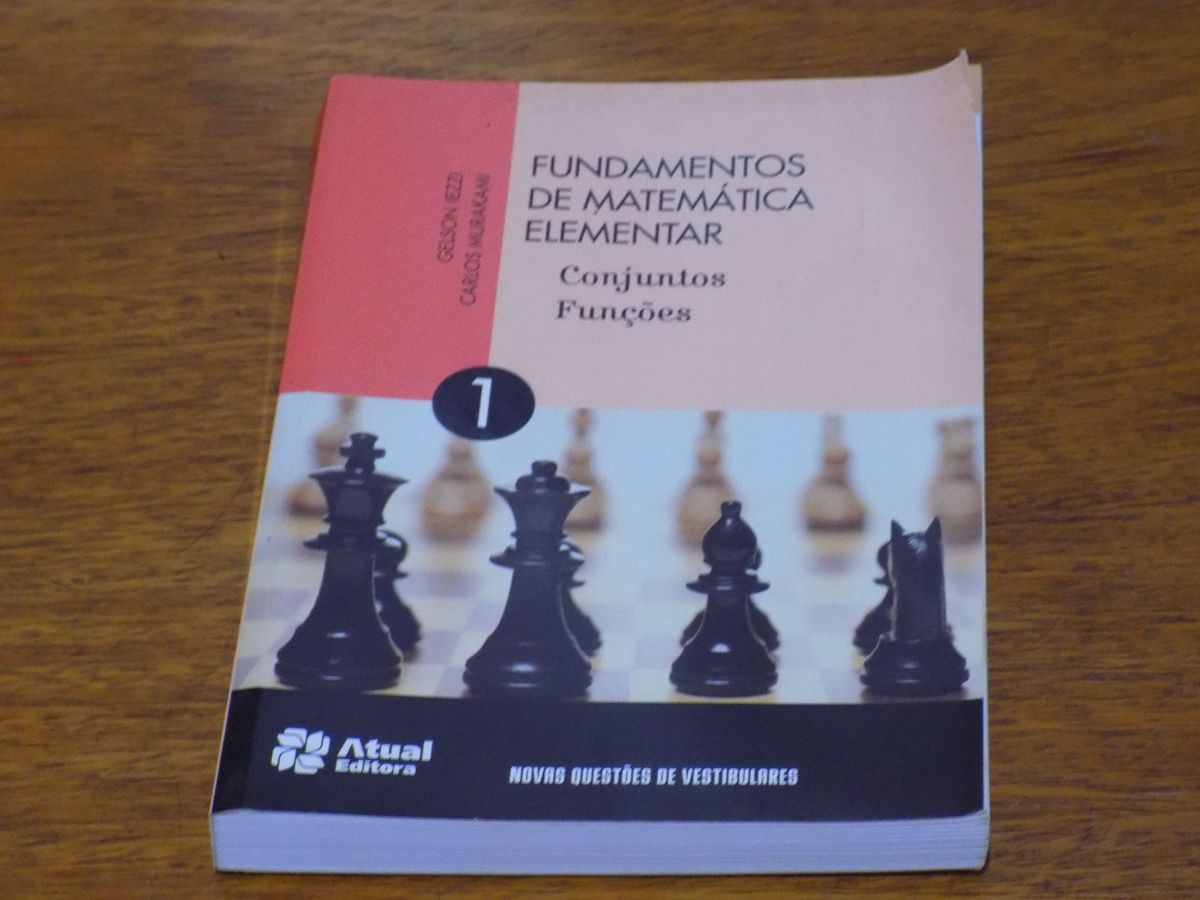 Fundamentos De Matem Tica Elementar Vol Conjuntos Fun Es