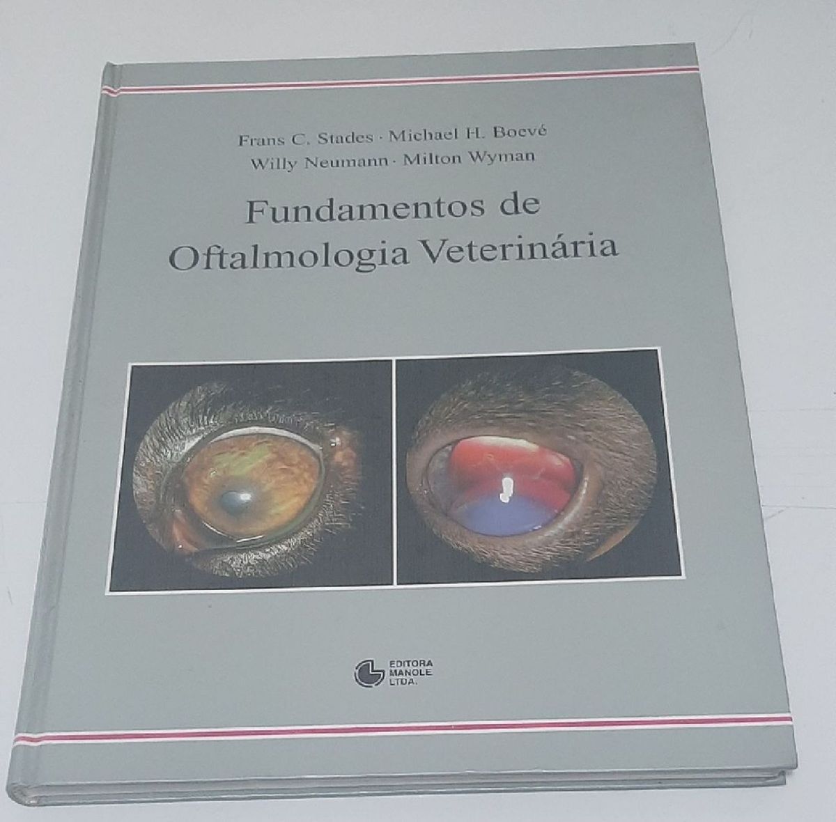 Fundamentos de Oftalmologia Veterinária Livro Editora Manole Usado