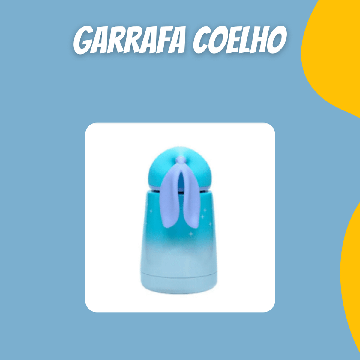 Garrafa Coelho Ml Infantil Item Infantil Lux Criativos Nunca