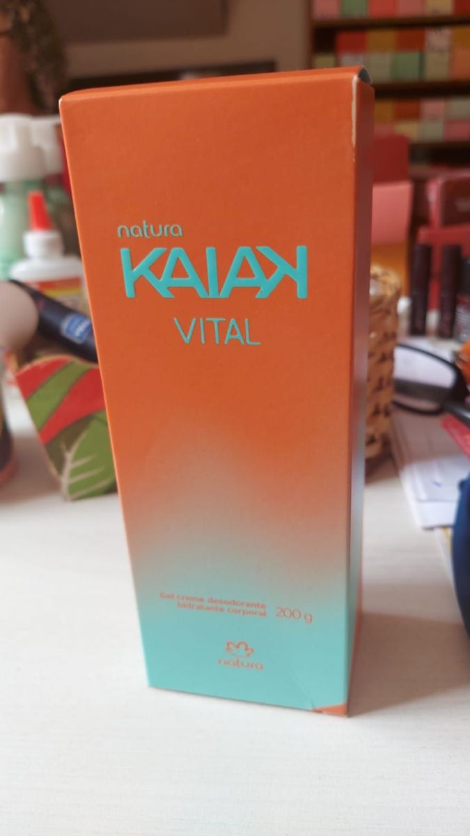 Gel Creme Hidratante Corporal Kaiak Vital 200g Validade Na Foto Creme