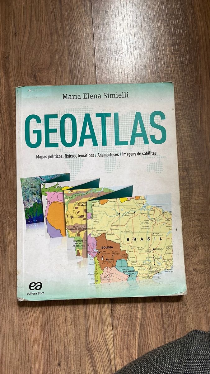 Geoatlas Maria Elena Simielli Livro Editora Atica Usado 86220766