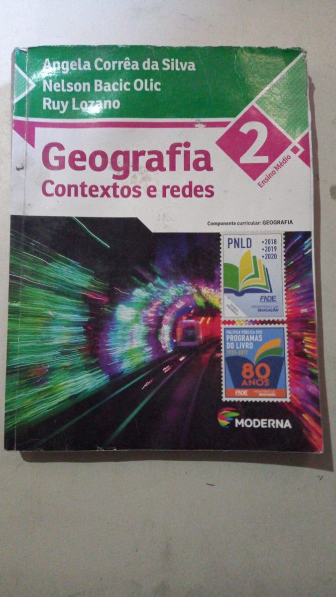 Geografia Contextos E Redes Volume Livro Editora Moderna Usado