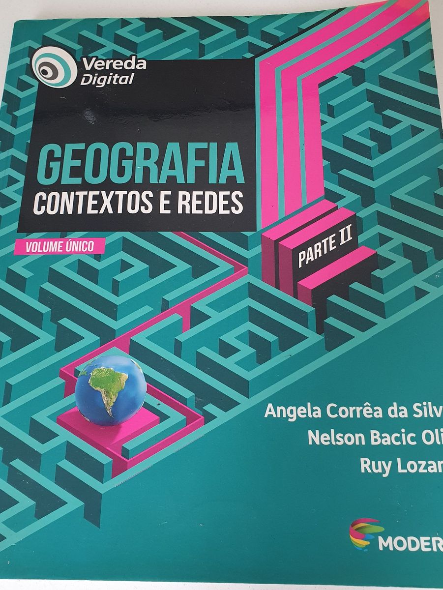 Geografia Contextos E Redes Livro Moderna Usado Enjoei