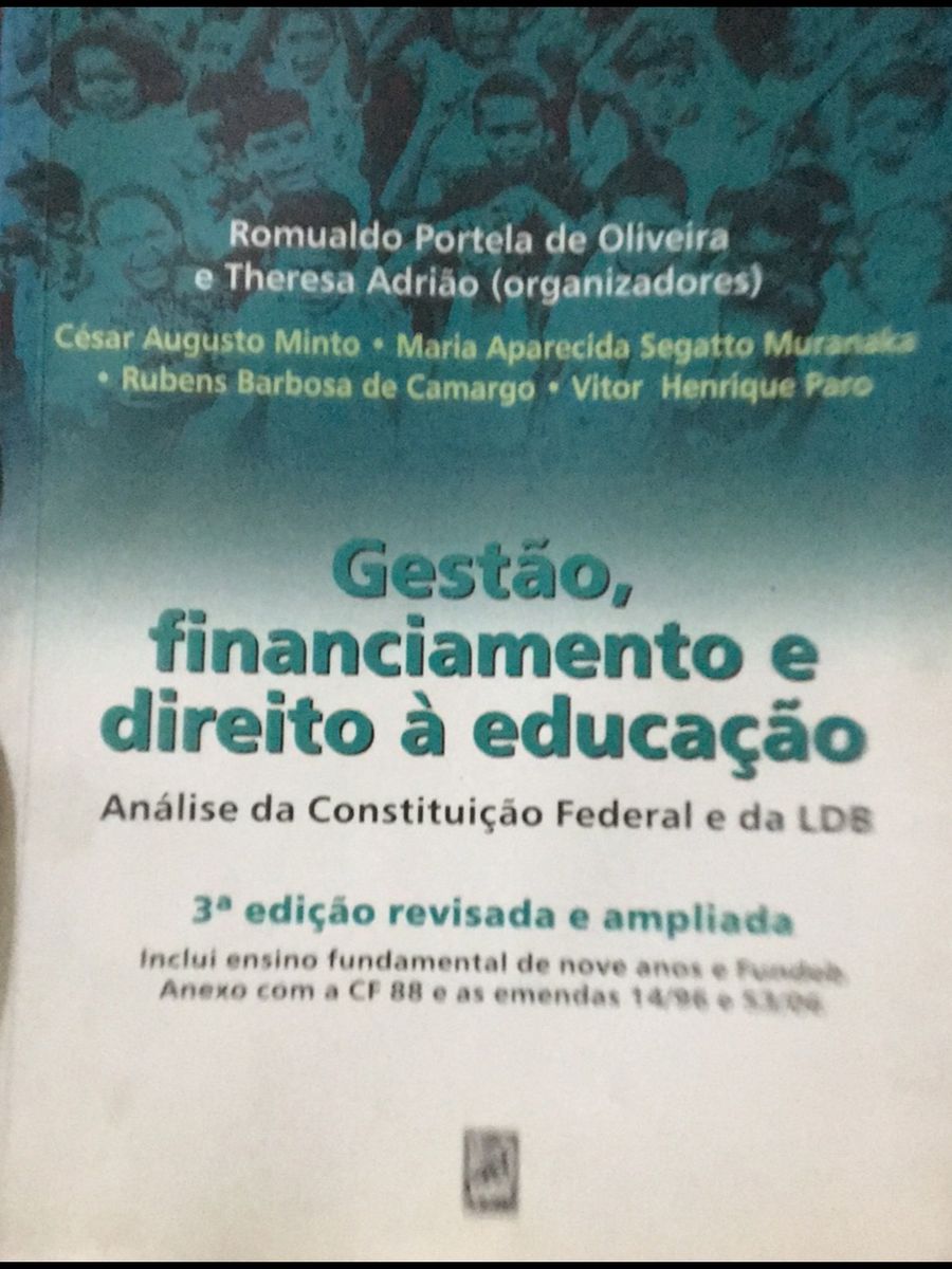 Gest O Financiamento E Direito Educa O An Lise Da Constitui O