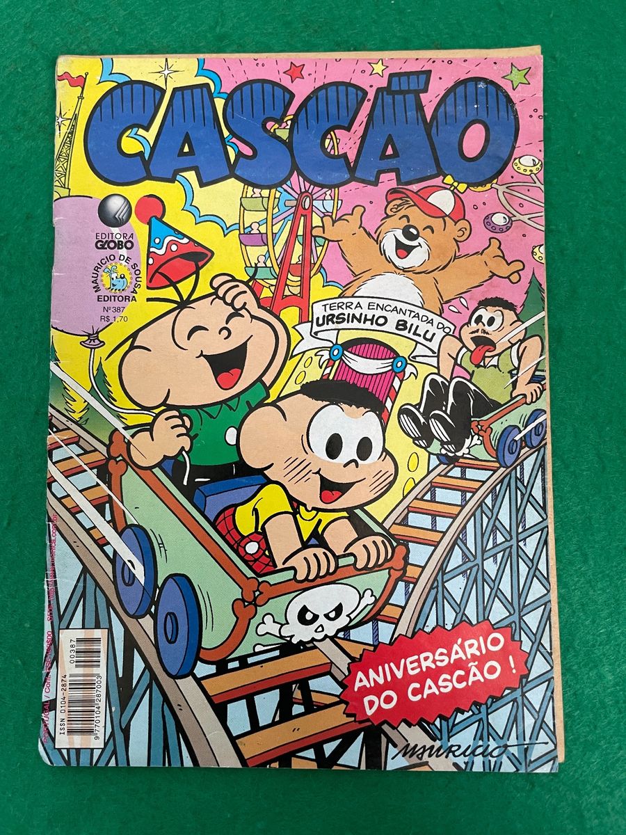 Gibi do Cascão Edição O Aniversário do Cascão Produto Vintage e