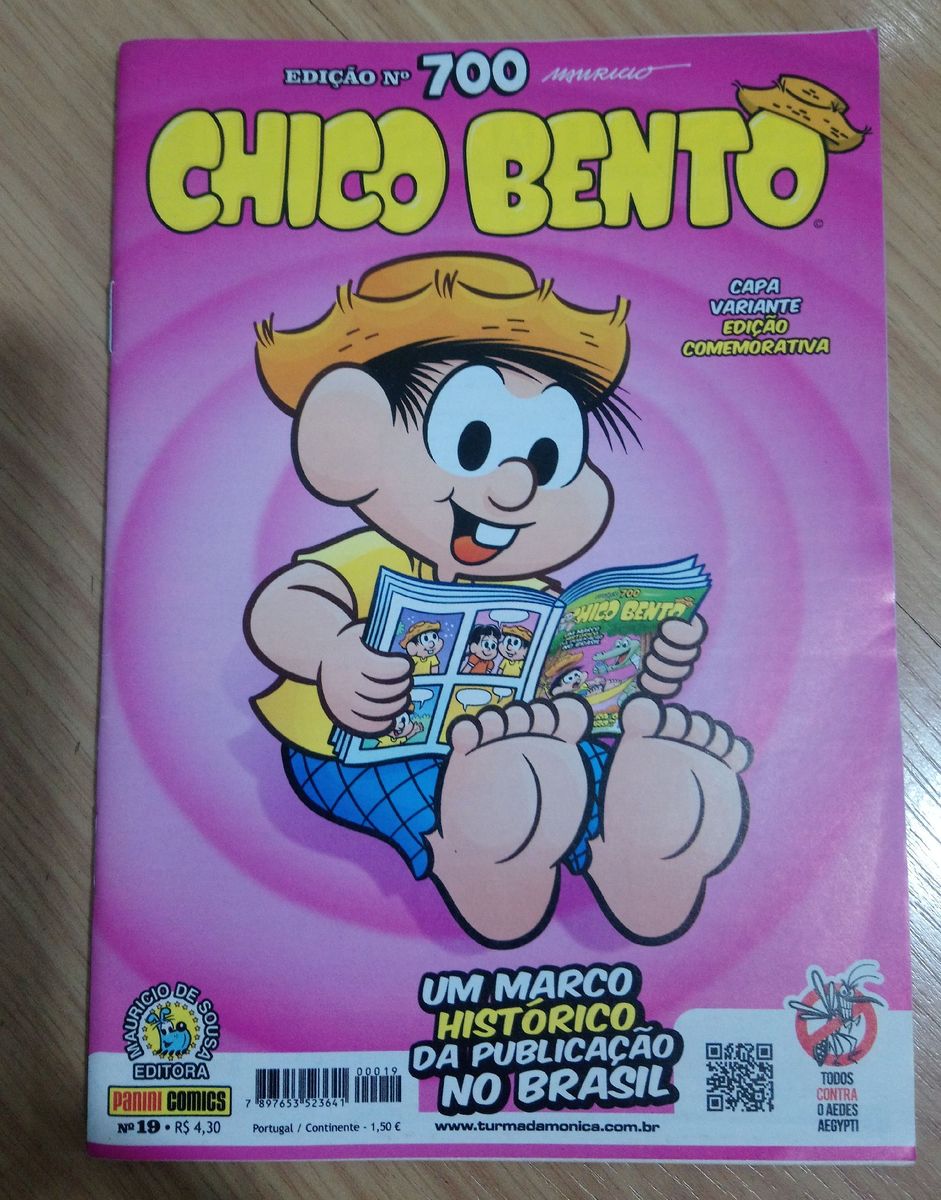 Gibi Edição Especial Chico Bento Número Coleção Colecionador Desengaveta Livro Usado