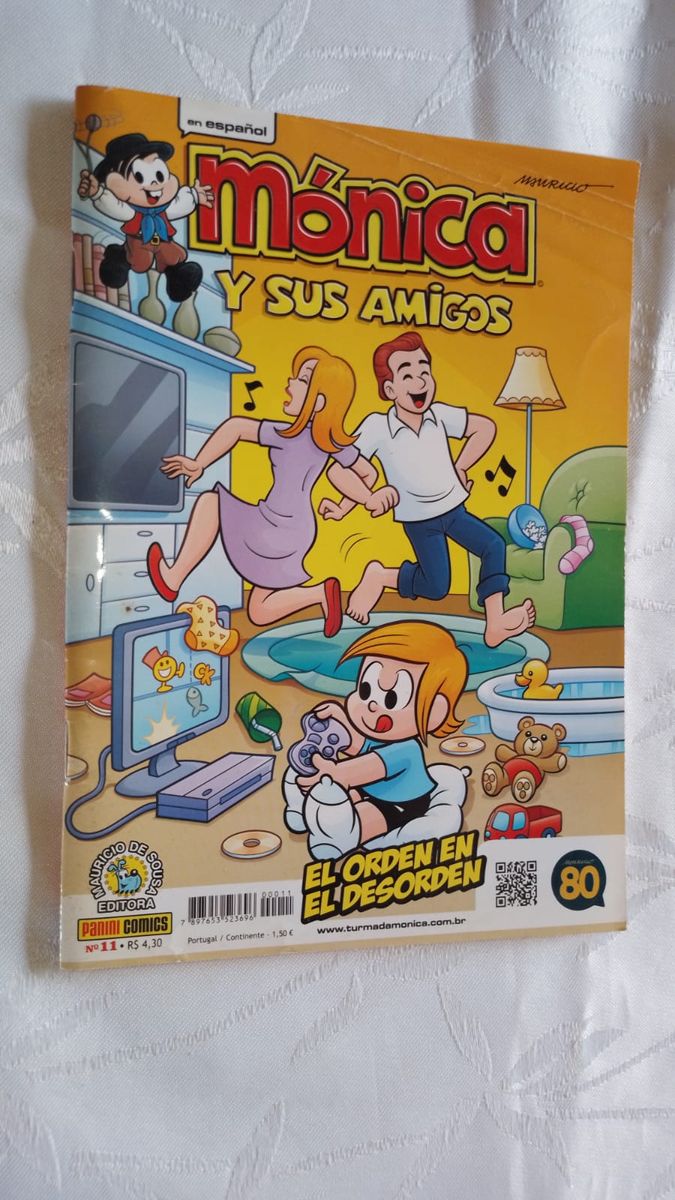 Gibi Mónica Y Sus Amigos Nº 11 Panini Comics 4596 Livro Usado