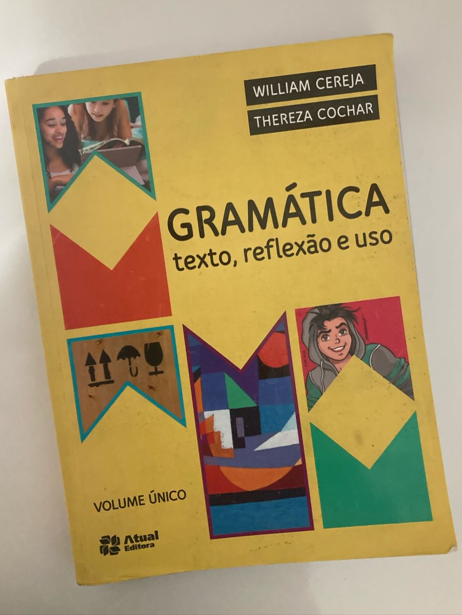 Gramática Texto Reflexão e Uso Livro Atual Editora Usado 67383694