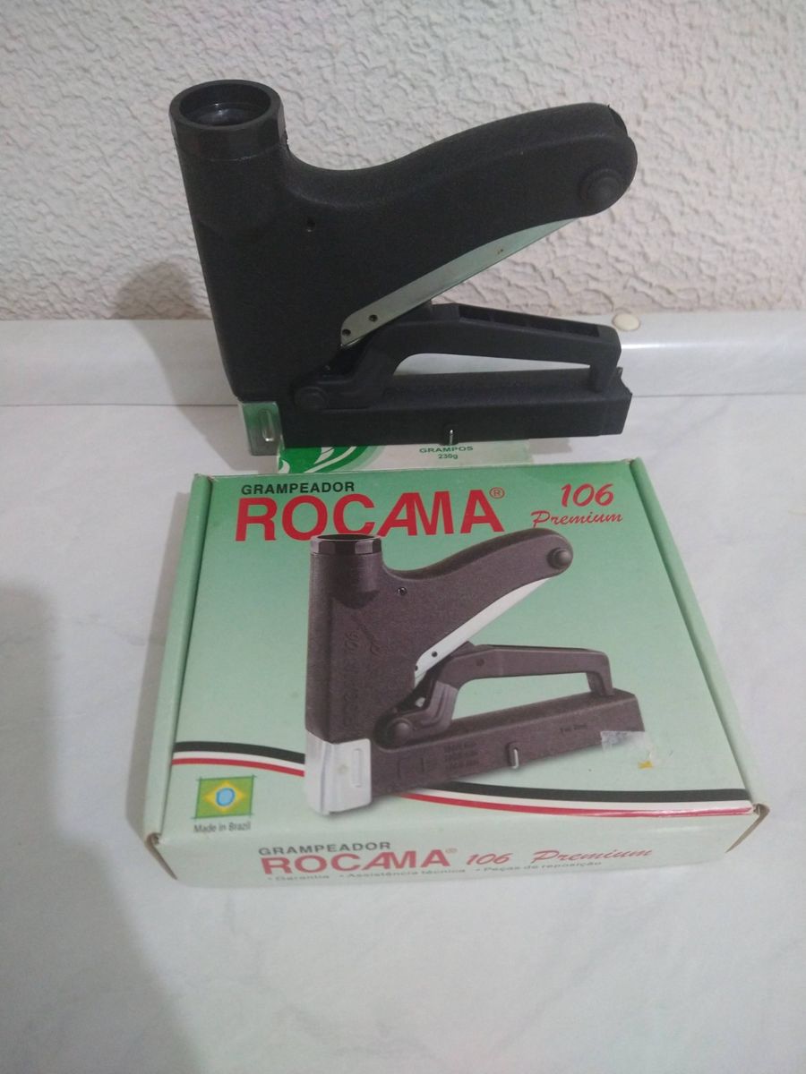 Grampeador Rocama 106 Premium Original Cx de Grampos Últimos