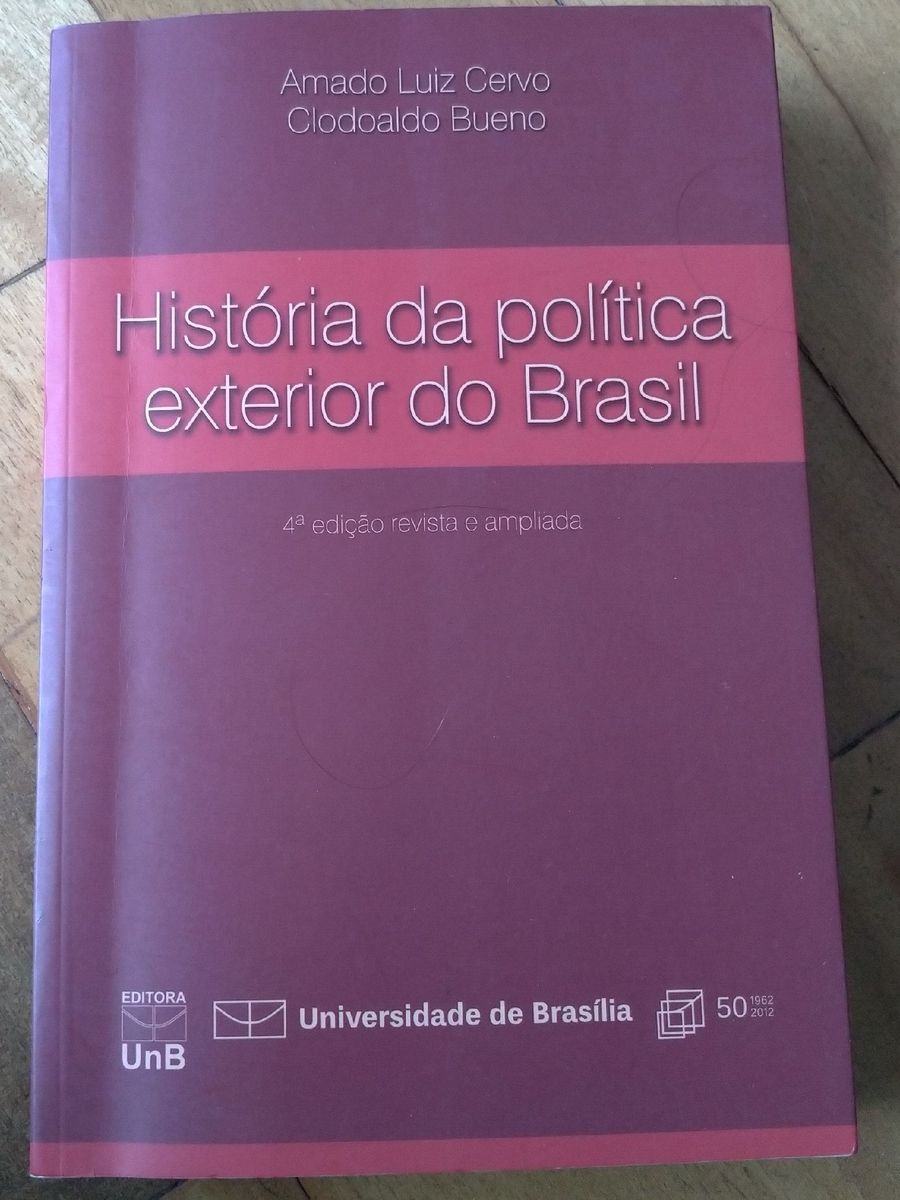 História da Política Exterior do Brasil Livro Editora Unb Usado