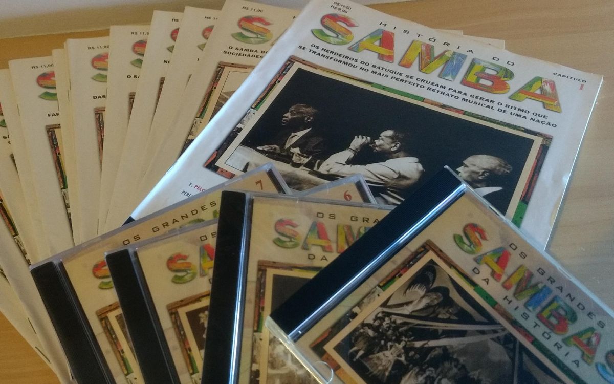 Hist Ria Do Samba Cole O Completa Cds E Fasc Culos Livro Editora