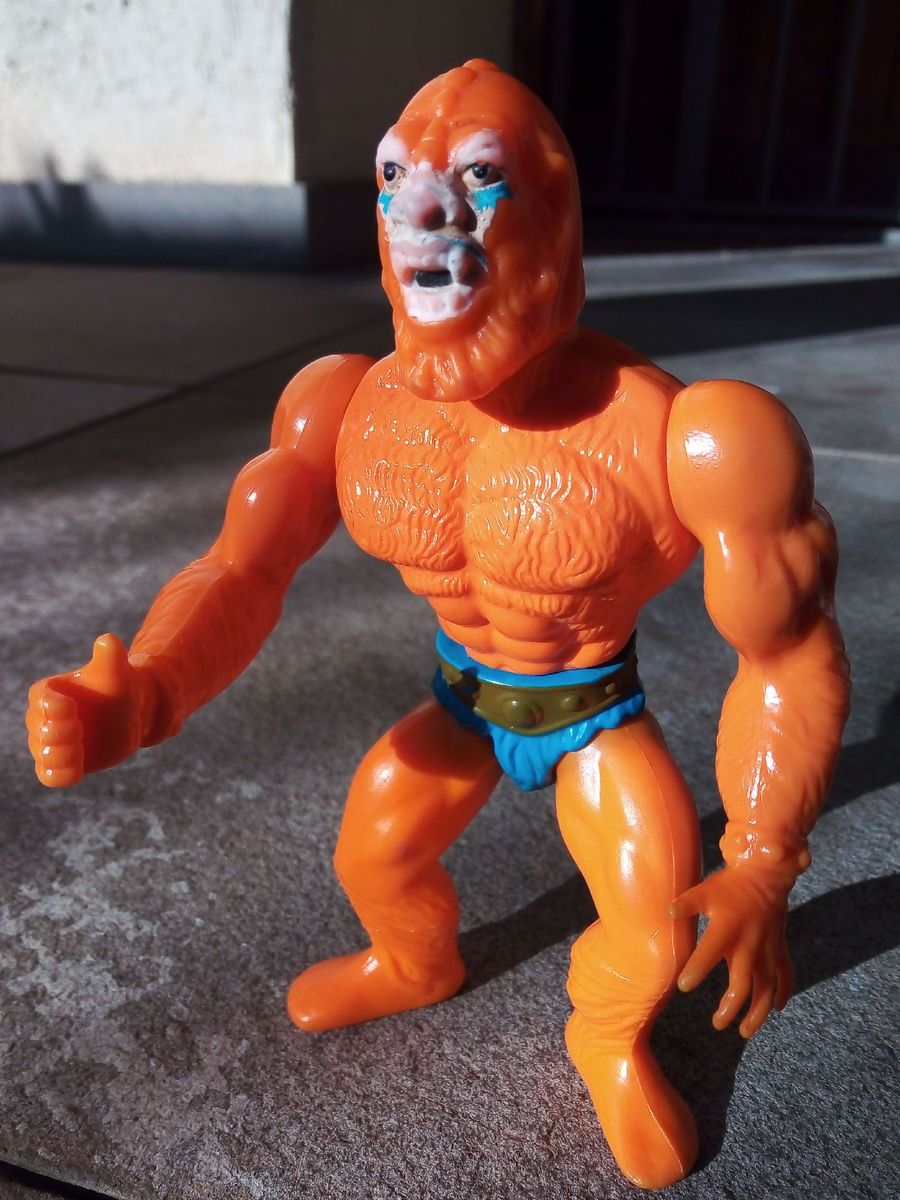 Homem Fera Anos 80 He Man Produto Vintage E Retro Estrela Usado