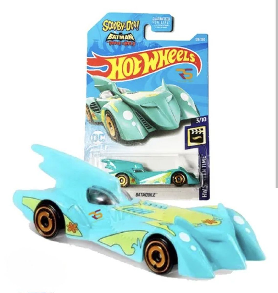 Hot Wheels Batmobile Scooby doo Brinquedo para Bebês Mattel Nunca