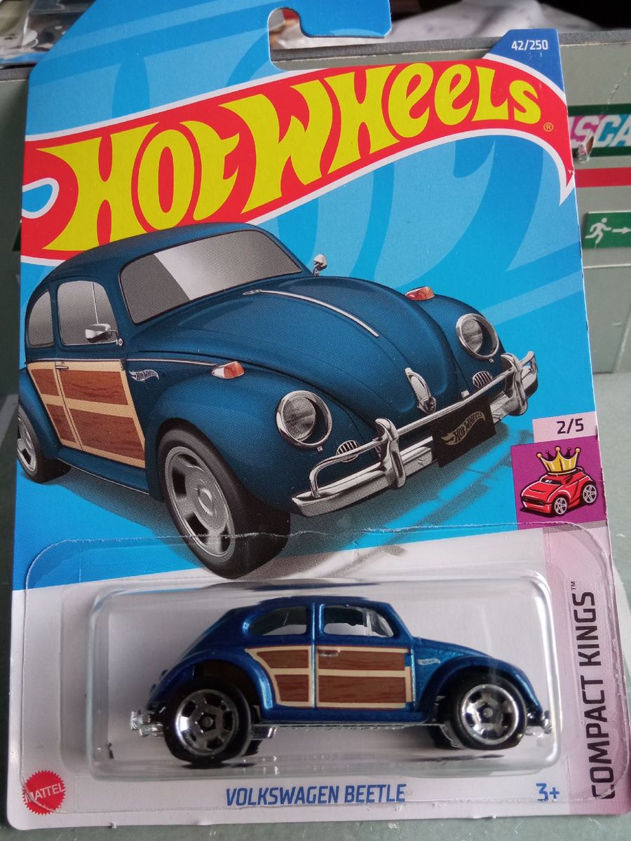 Hot Wheels Volkswagen Beetle Fusca Carrinho de Bebê Hot Wheels Nunca
