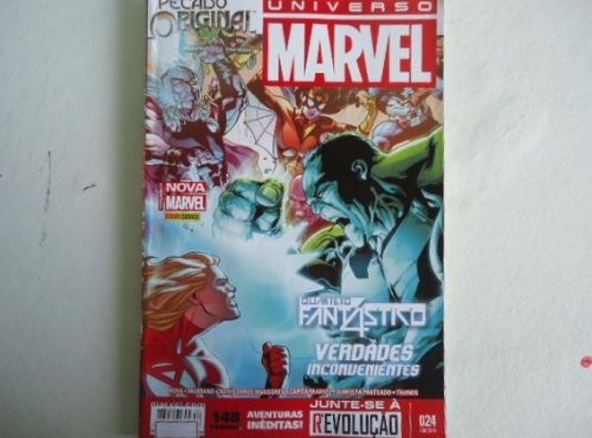 Hq Universo Marvel Vol 24 Quarteto Fantástico Filme e Série