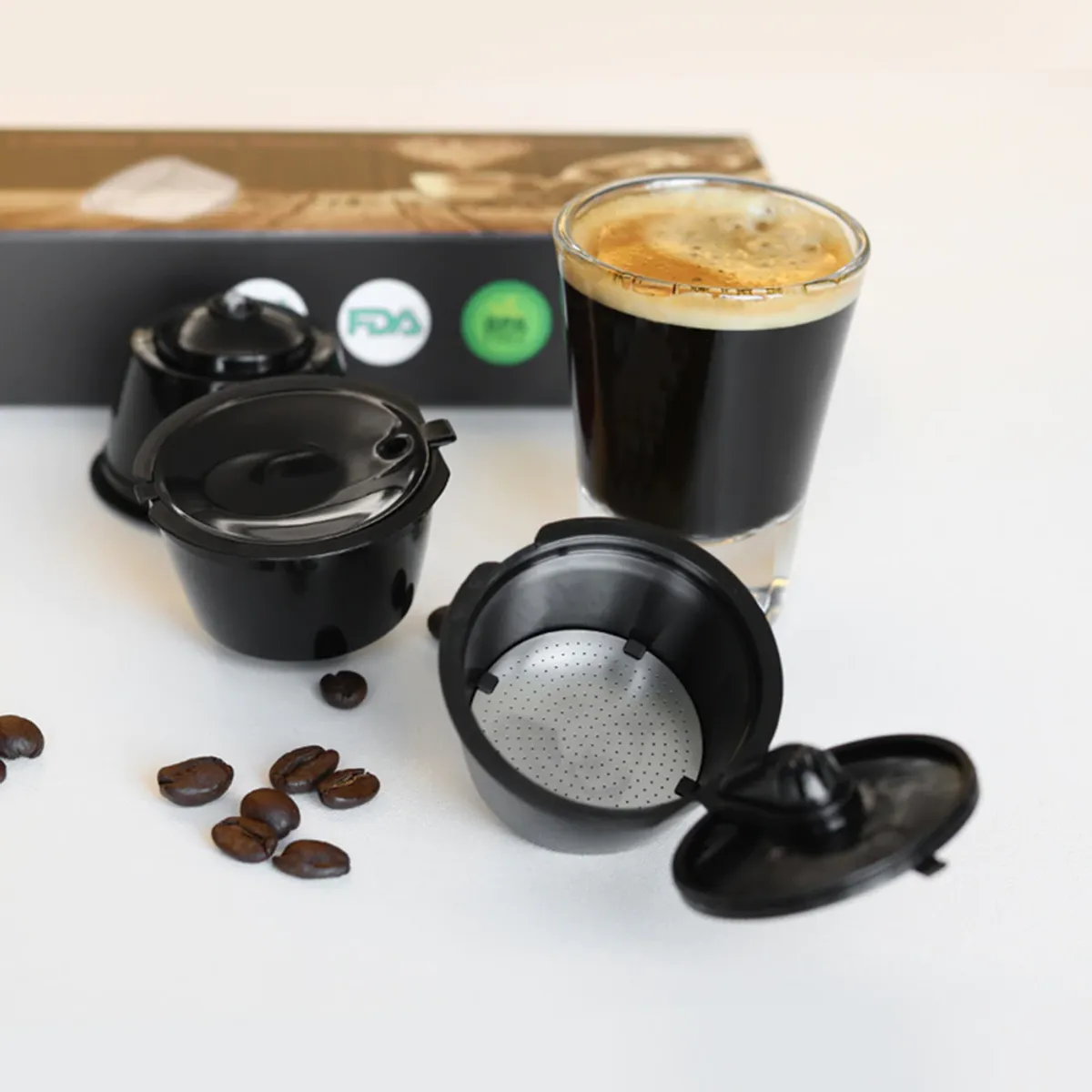 Icafilas para Dolce Gusto Cápsula de Café Recarregável e Reutilizável