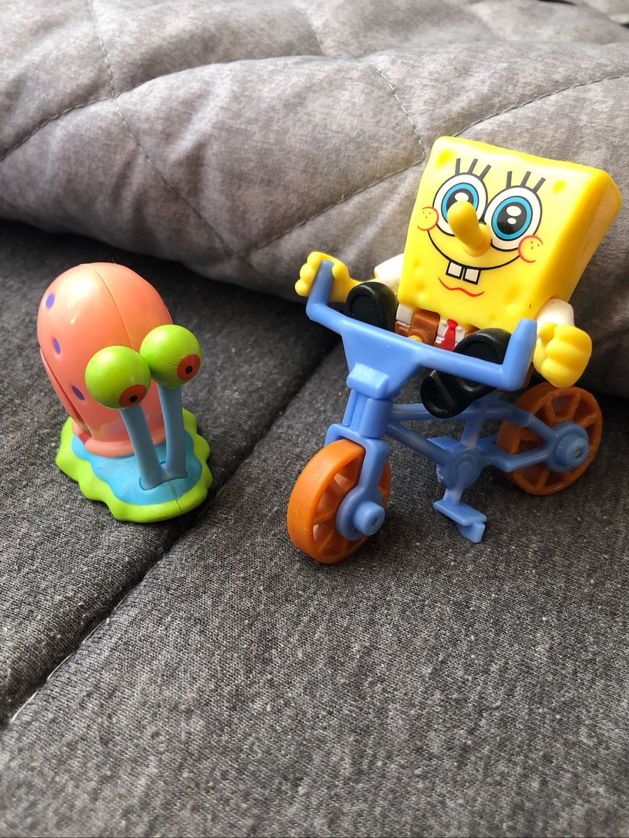 Imaginext Bob Esponja Boneco Brinquedo Fisher Price Usado