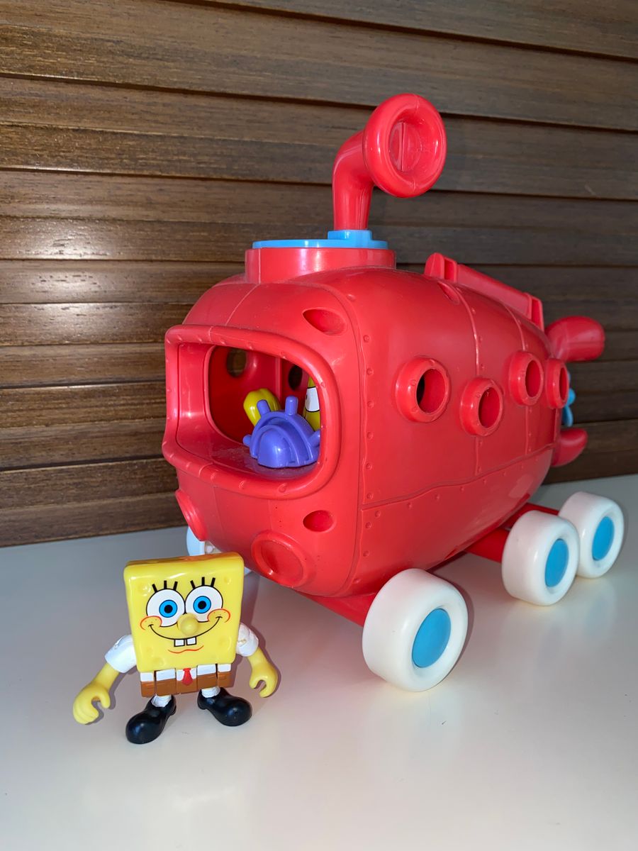 Imaginext Bob Esponja Ônibus Brinquedo Fisher Price Usado 46509457