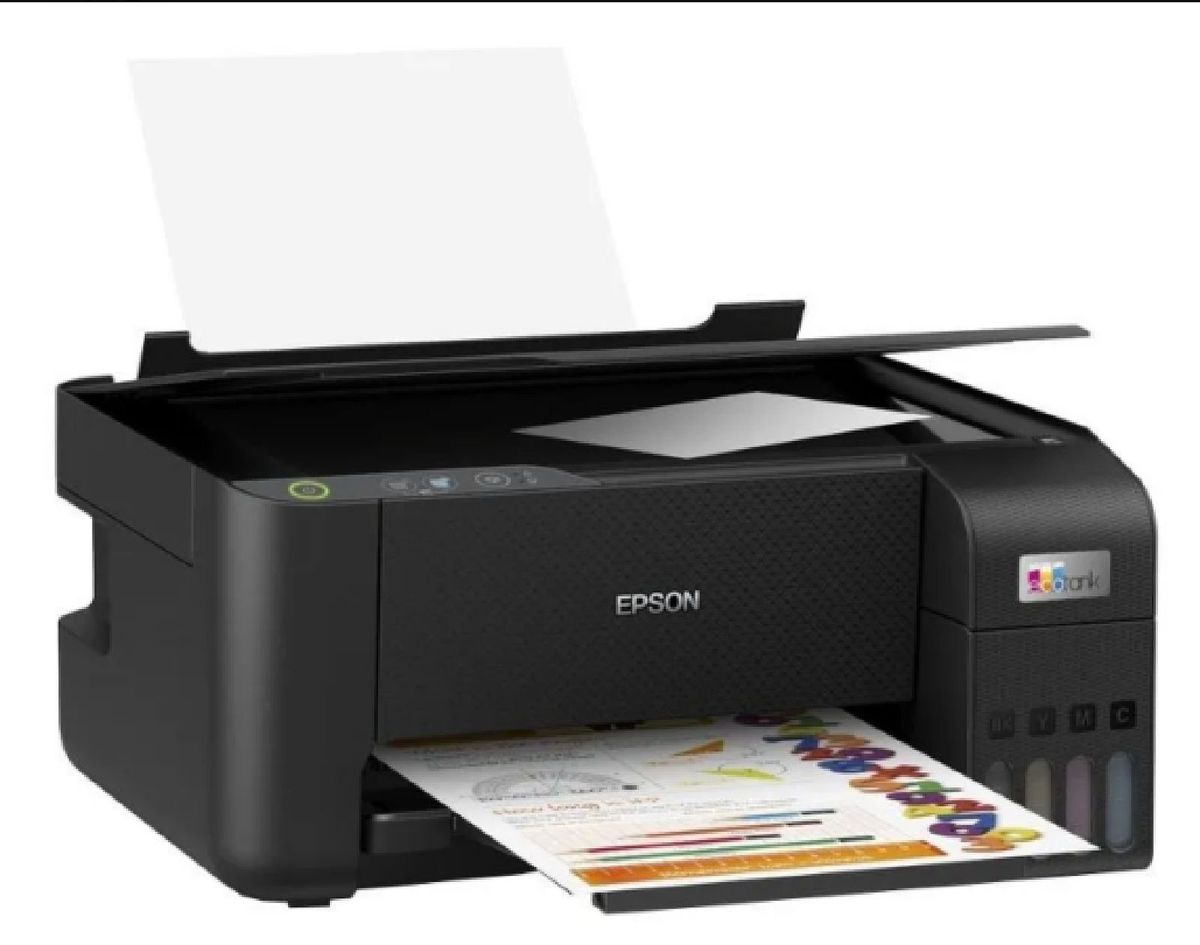 Impressora A Cor Multifuncional Epson Ecotank L Wifi Preta