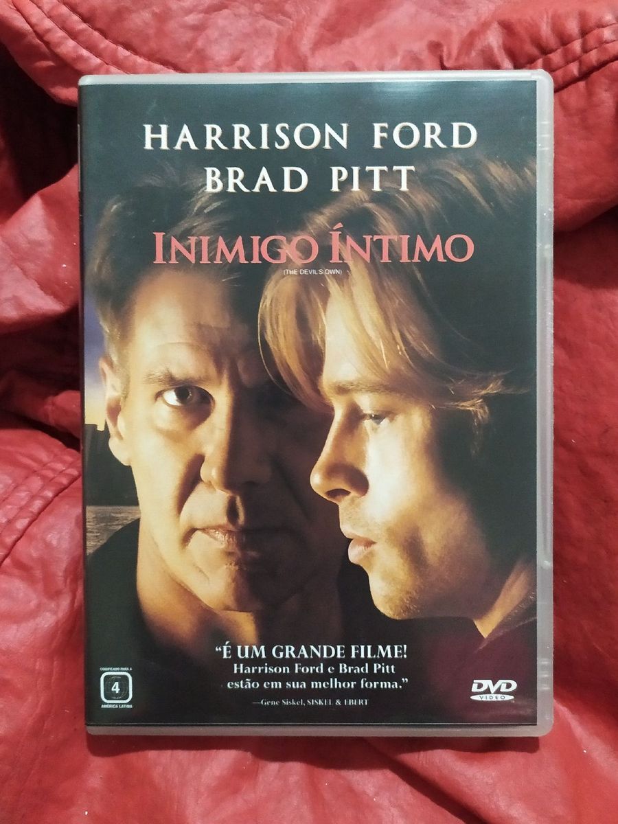 Inimigo Ntimo Harrison Ford Brad Pitt Filme E S Rie Dvd Usado