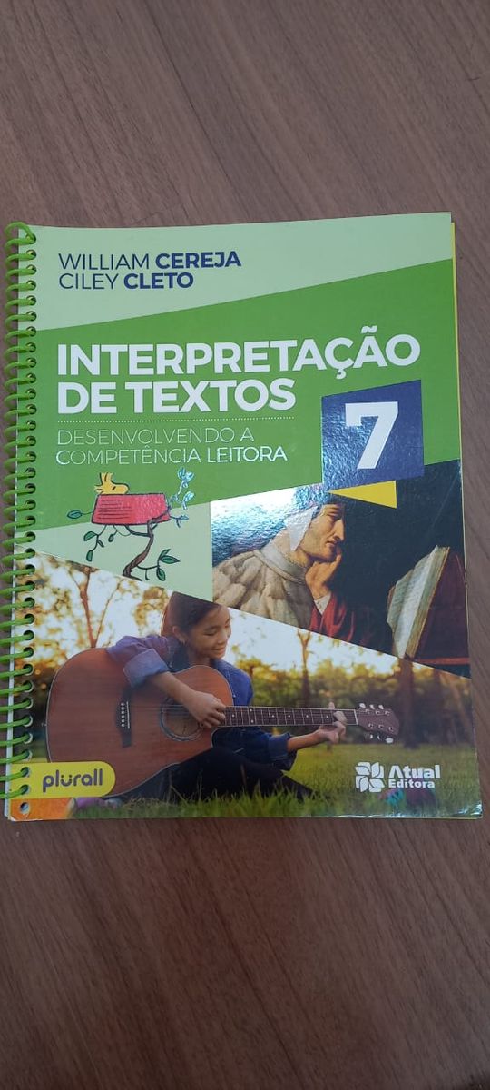 Interpretação de Texto 7 6º Ao 9º Ano Livro Editora Plural Usado