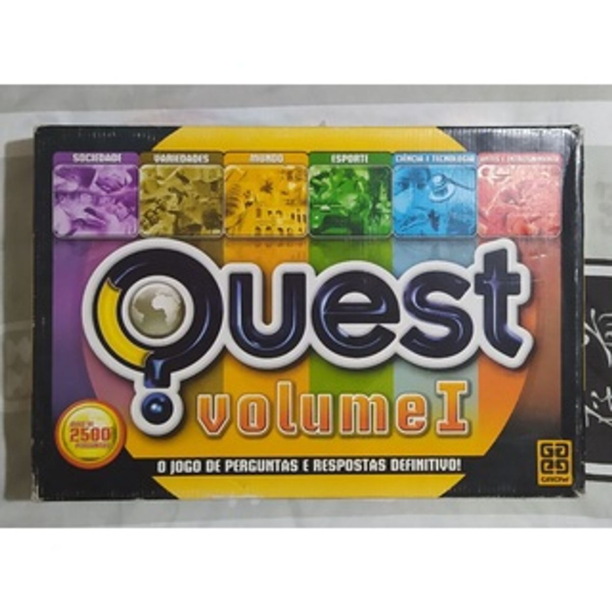 Jogo Antigo Quest Volume 1 Da Grow Jogo De Tabuleiro Grow Usado