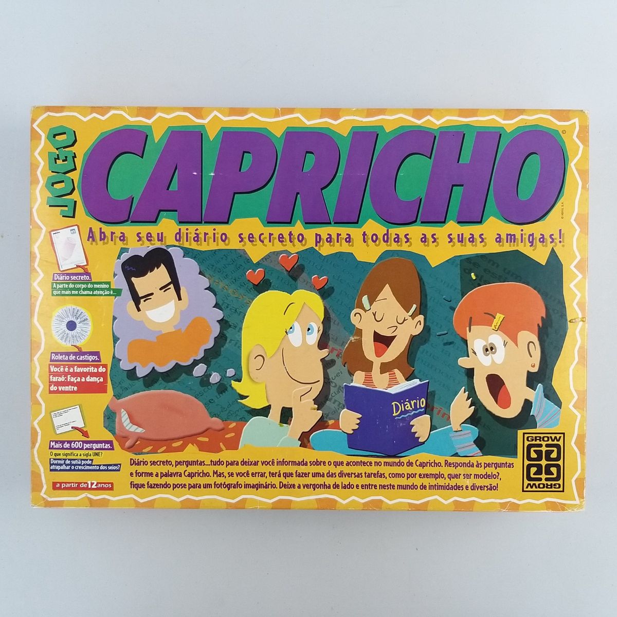 Jogo De Tabuleiro Capricho Da Grow Jogo De Tabuleiro Grow Usado