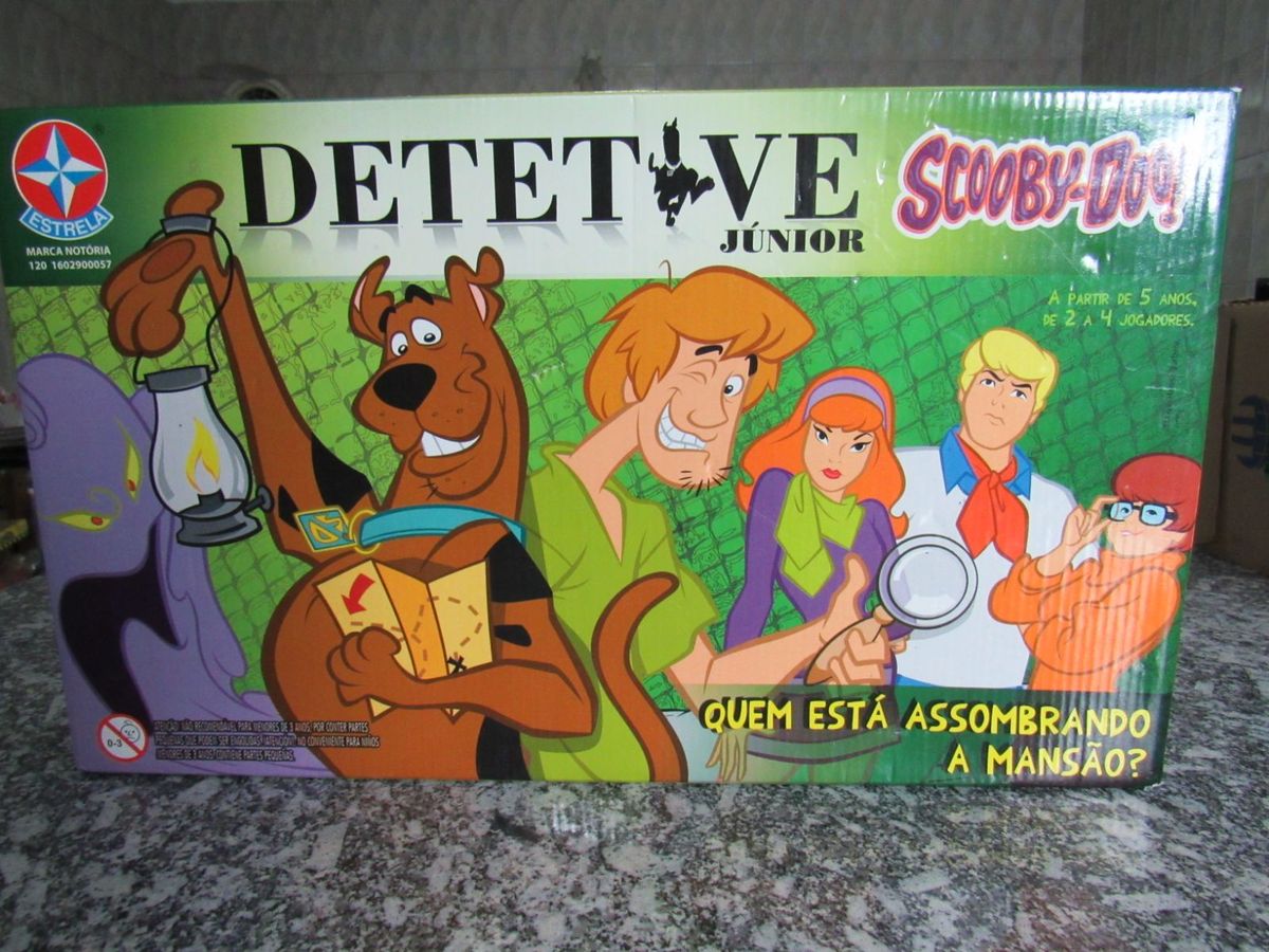 Jogo Detetive Jr Scooby Doo Da Estrela Item Infantil Estrela Usado