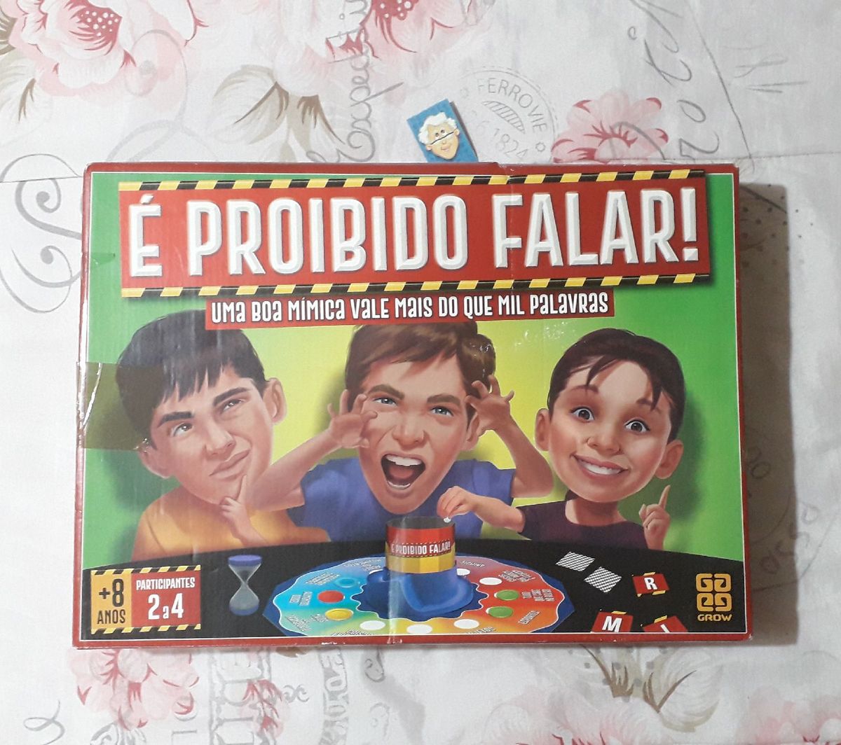 Jogo Proibido Falar Brinquedo Grow Usado Enjoei