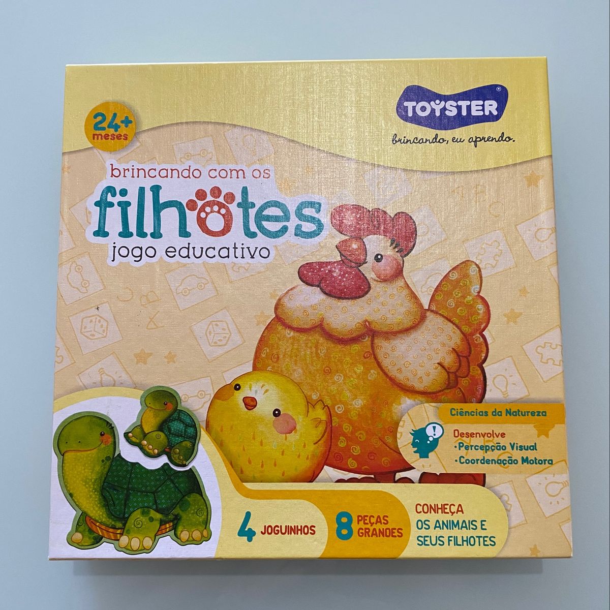 Jogo Educativo Brincando Os Filhotes Brinquedo Para Beb S Toyster