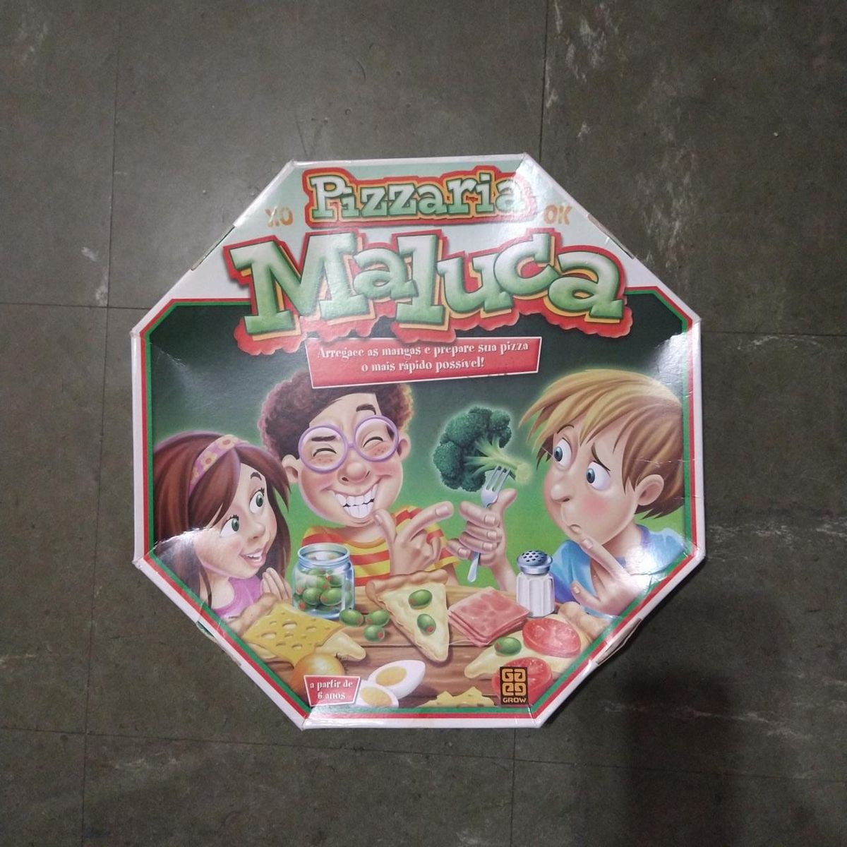 Jogo Pizzaria Maluca Completo Jogo De Tabuleiro Grow Usado