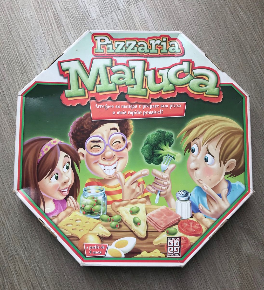 Jogo Pizzaria Maluca Jogo De Tabuleiro Grow Usado Enjoei