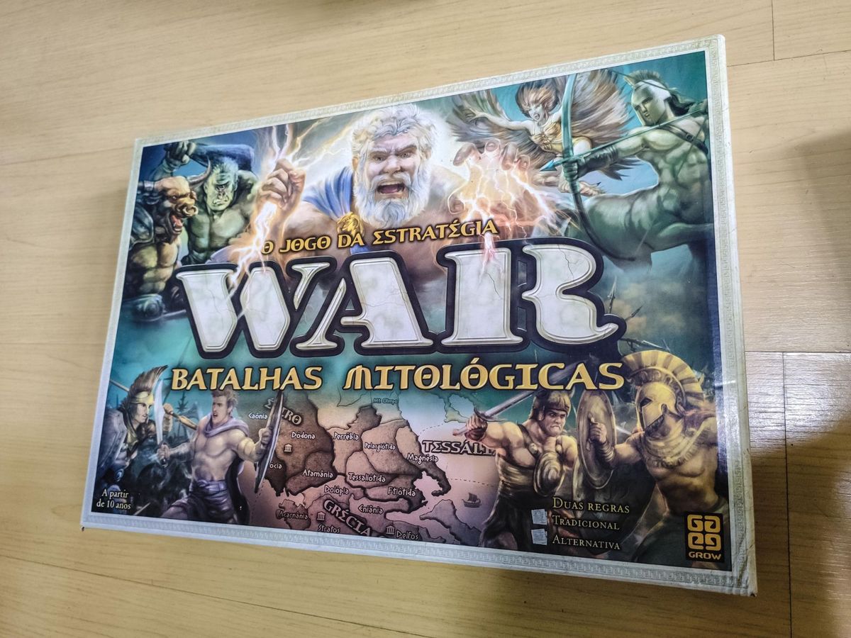 Jogo War Batalhas Mitológicas Jogo de Tabuleiro War Usado 38550066