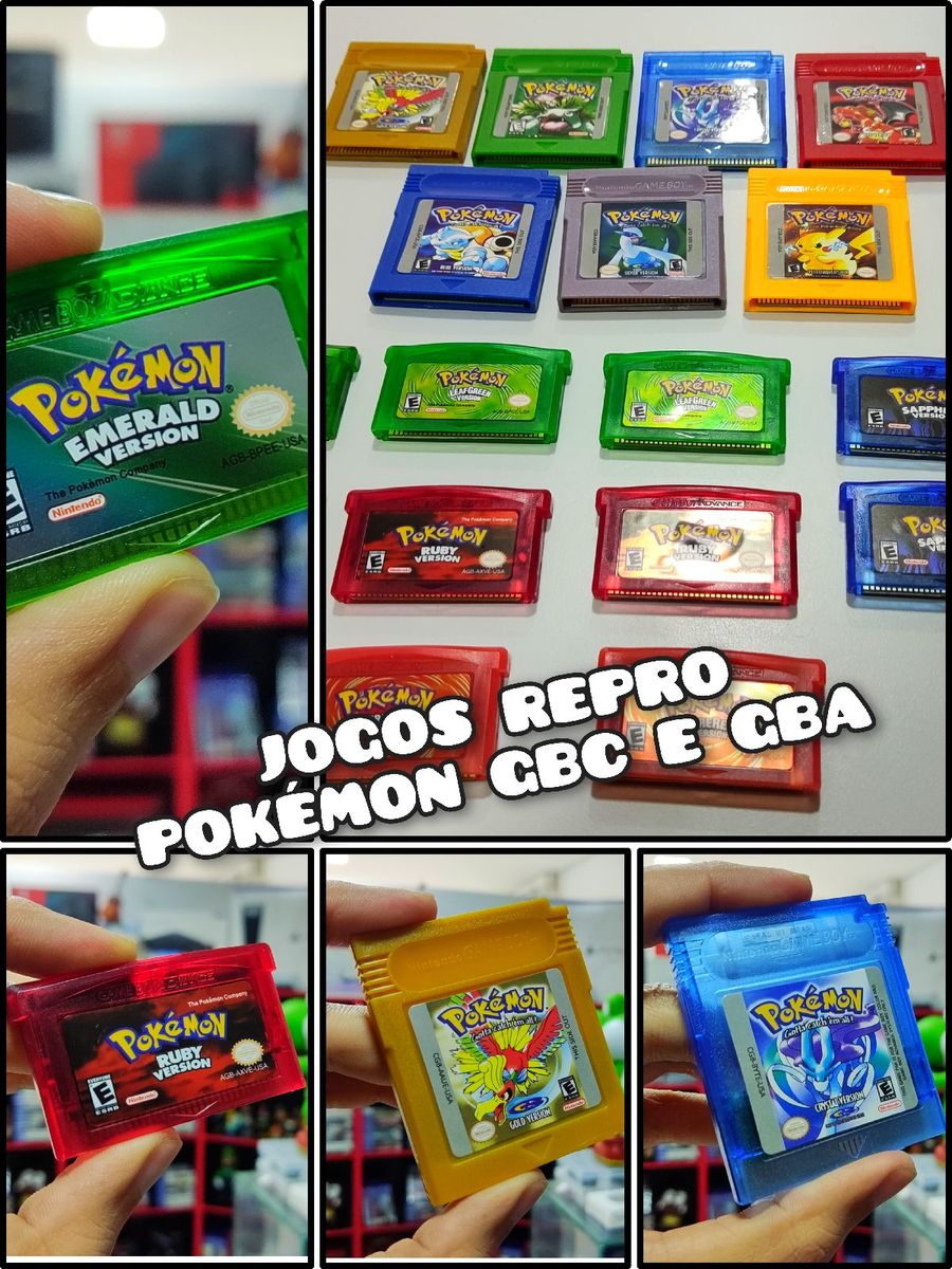 Jogos Pokémon Gameboy Advance Jogos Pokémon Gameboy Color Pokémon Gbc