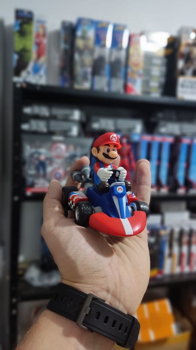 Kart Do Super Mario Fric O Bros Nitendo Miniatura Grande De Cole O