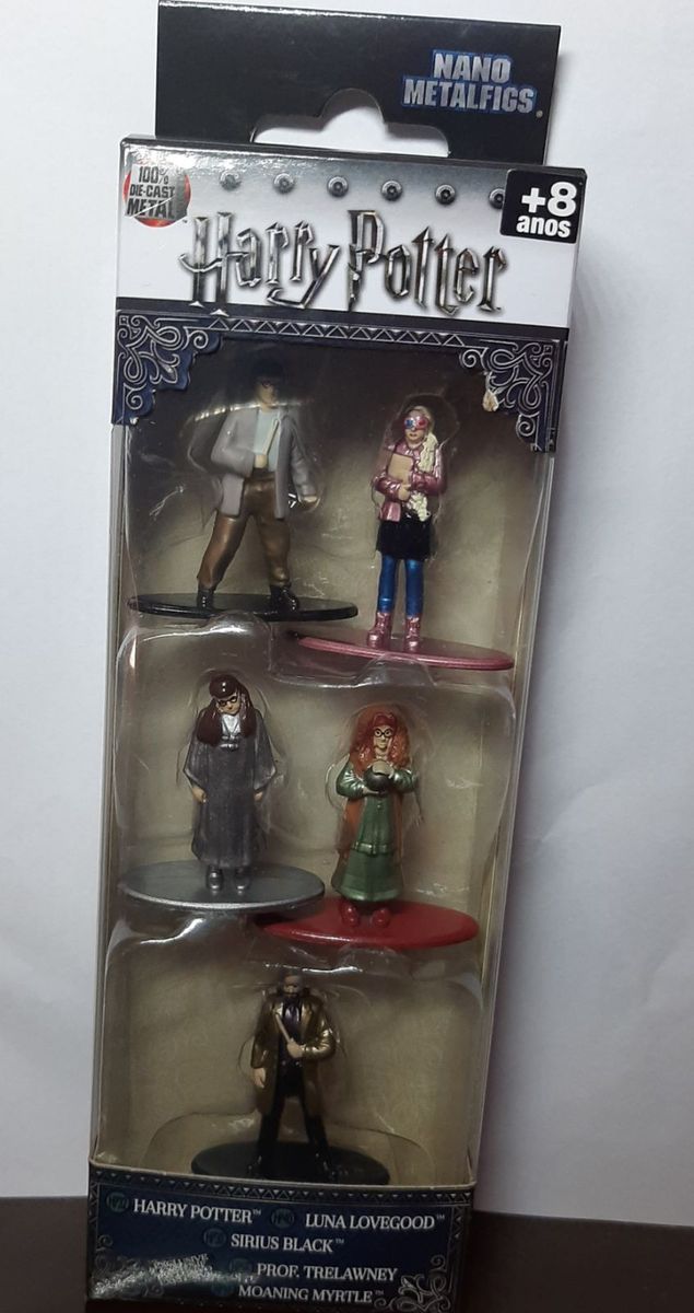 Kit Bonecos Harry Potter Nano Metalfigs Brinquedo Jada Toy Usado