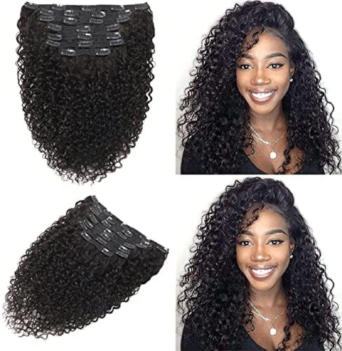 Kit Afro Cacheado 7 Telas Fibra Orgânica 60 Cm Produto p Cabelos