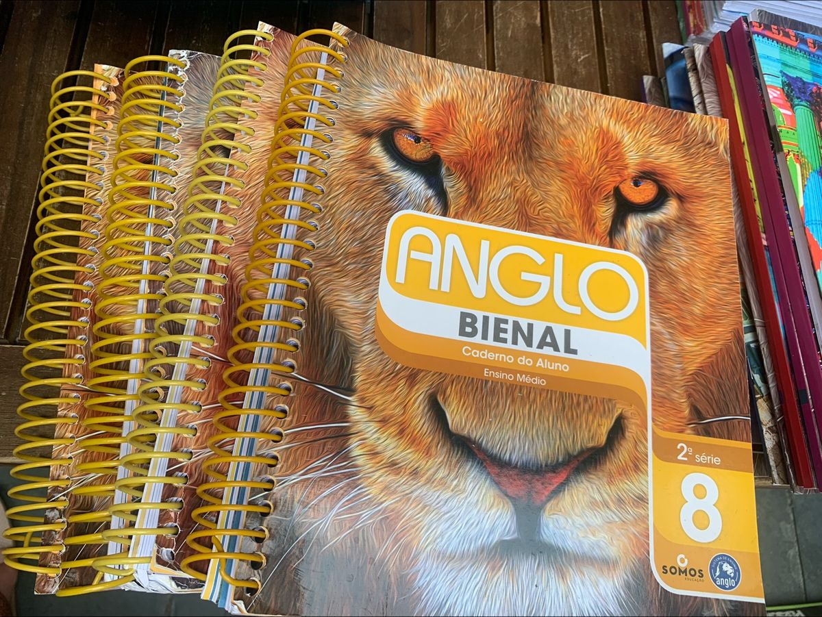 Kit Apostilas Anglo Ano Ensino M Dio Livro Anglo Nunca Usado