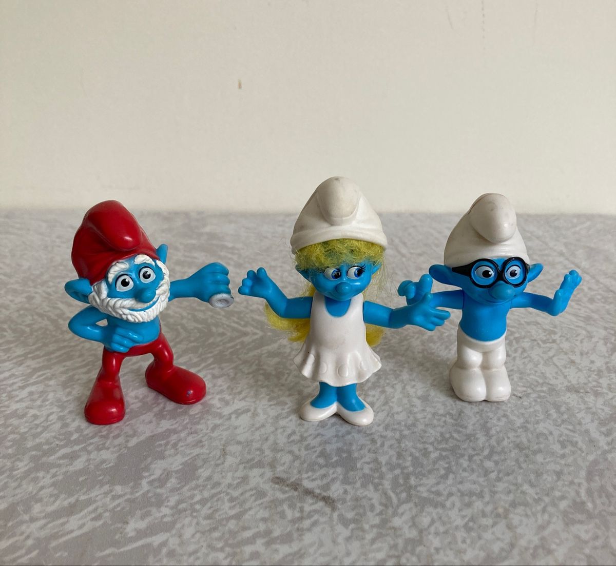 Kit Brinquedos Smurfs Mc Brinquedo para Bebês Mc Donalds Usado